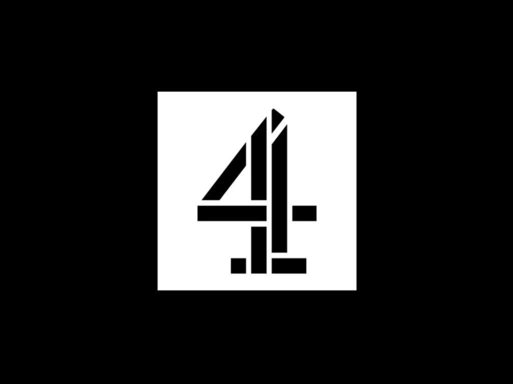 Channel 4 logo in black
